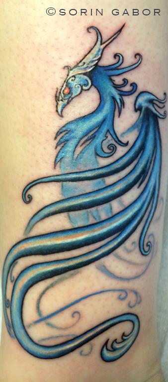 Sorin Gabor - Color wind phoenix on leg